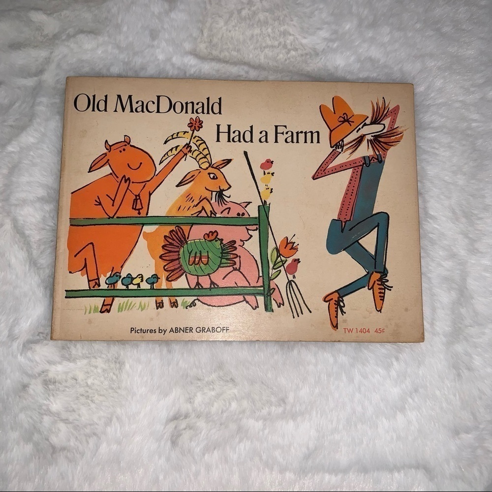 Vintage Scholastic Paperback, Old MacDonald had a Farm